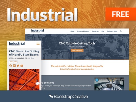 Industrial Pro HubSpot Theme