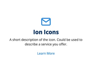 Icon & Text Module - Jake Addons for HubSpot CMS
