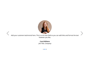 Testimonials Module - Jake Addons for HubSpot CMS