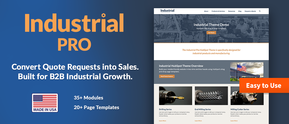 Convert Quote Requests into Sales. Built for B2B Industrial Growth.